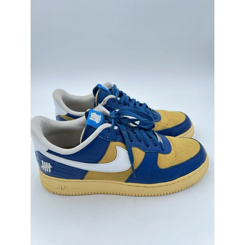 Nike Dunk Low Retro Blue Yellow Sneakers Men's Athletic Shoes Size 13